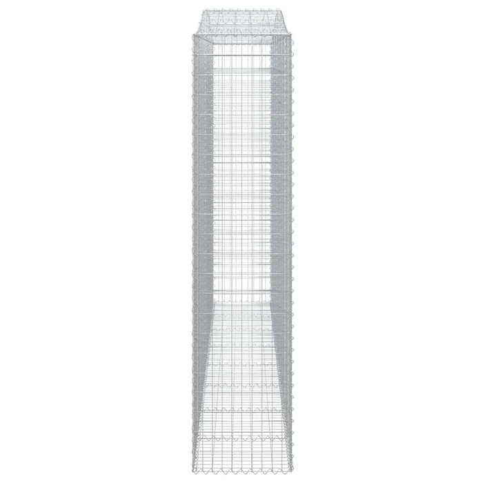 Coșuri gabion arcuite, 6 buc, 400x50x220/240cm, fier galvanizat - WALTI WALTI