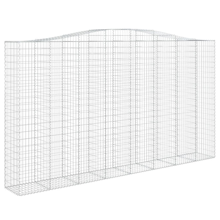 Coșuri gabion arcuite, 10 buc 400x50x220/240cm, fier galvanizat - WALTI WALTI