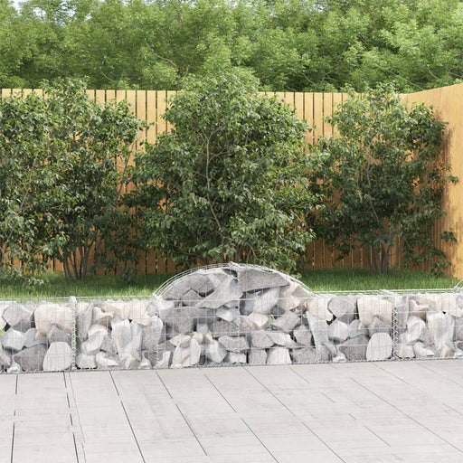 Coșuri gabion arcuite 4 buc, 200x30x40/60 cm, fier galvanizat - WALTI WALTI