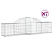 Coșuri gabion arcuite 7 buc, 200x30x40/60 cm, fier galvanizat - WALTI WALTI