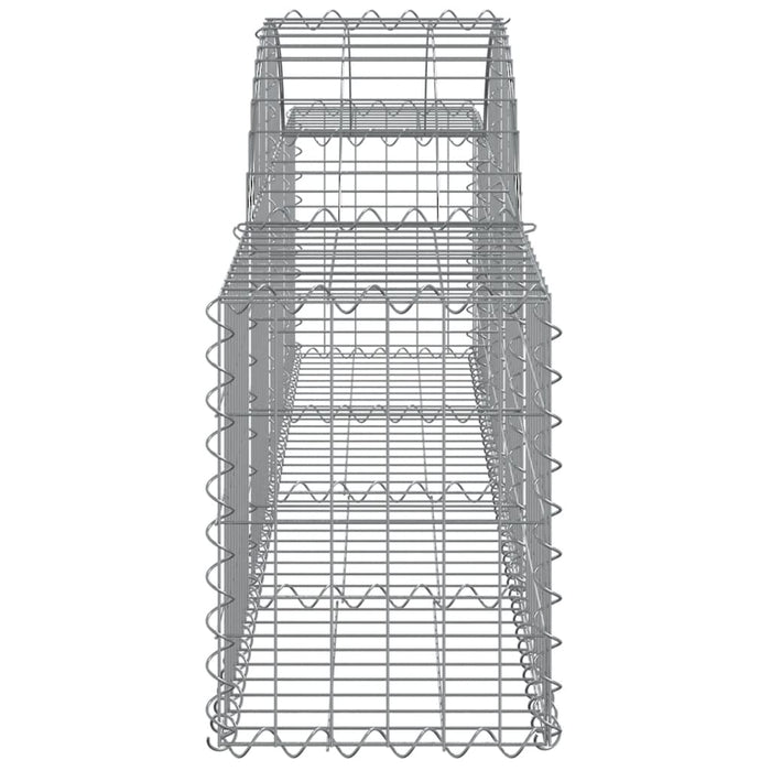 Coșuri gabion arcuite 10 buc, 200x30x40/60 cm, fier galvanizat - WALTI WALTI