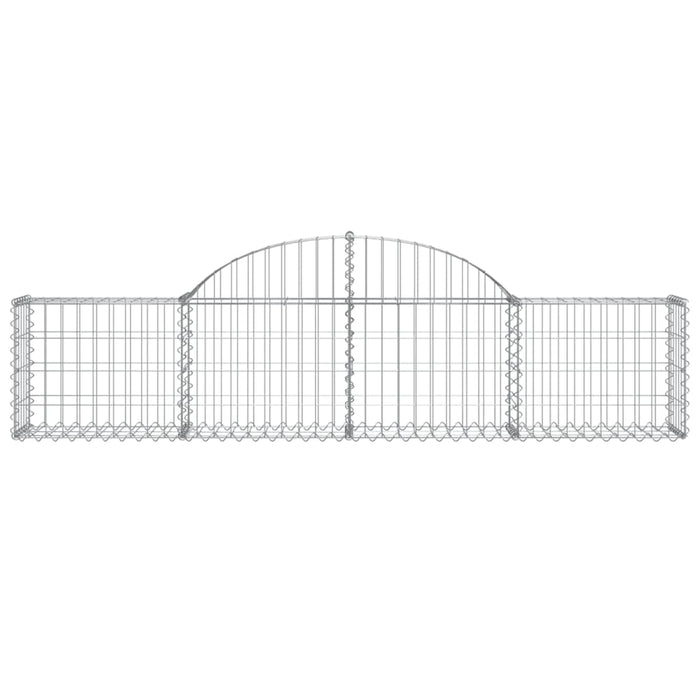Coșuri gabion arcuite 13 buc, 200x30x40/60 cm, fier galvanizat - WALTI WALTI