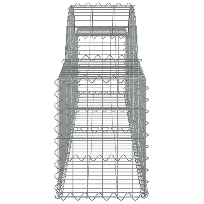 Coșuri gabion arcuite 15 buc, 200x30x40/60 cm, fier galvanizat - WALTI WALTI