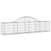 Coșuri gabion arcuite 18 buc, 200x30x40/60 cm, fier galvanizat - WALTI WALTI