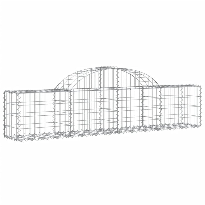 Coșuri gabion arcuite 20 buc, 200x30x40/60 cm, fier galvanizat - WALTI WALTI