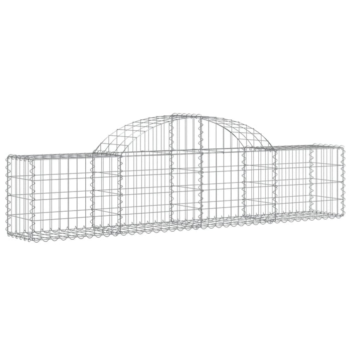 Coșuri gabion arcuite 25 buc, 200x30x40/60 cm, fier galvanizat - WALTI WALTI