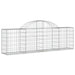 Coșuri gabion arcuite 5 buc, 200x30x60/80 cm, fier galvanizat - WALTI WALTI