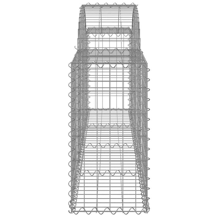 Coșuri gabion arcuite 7 buc, 200x30x60/80 cm, fier galvanizat - WALTI WALTI