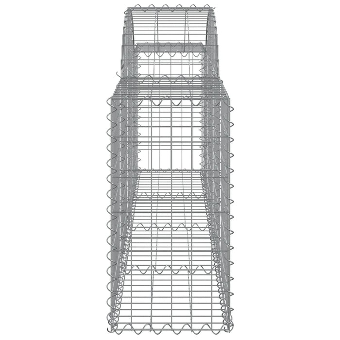 Coșuri gabion arcuite 9 buc, 200x30x60/80 cm, fier galvanizat - WALTI WALTI