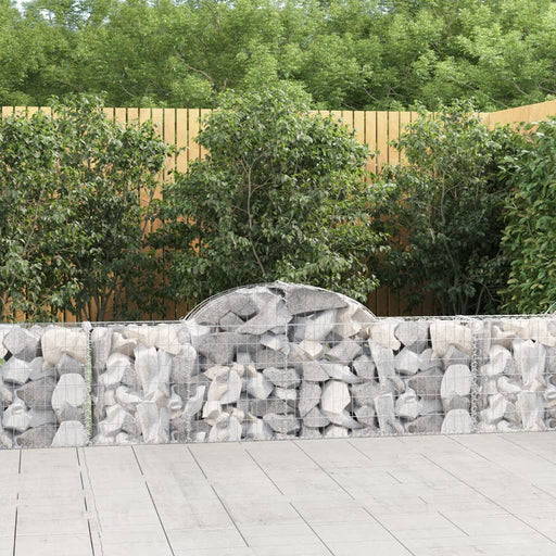Coșuri gabion arcuite 9 buc, 200x30x60/80 cm, fier galvanizat - WALTI WALTI