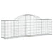 Coșuri gabion arcuite 10 buc, 200x30x60/80 cm, fier galvanizat - WALTI WALTI