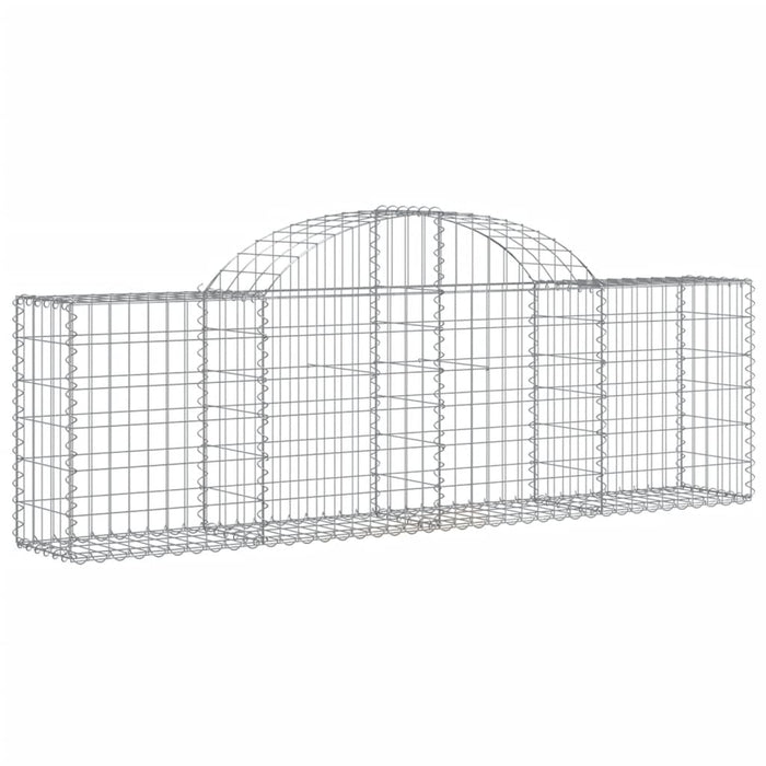 Coșuri gabion arcuite 11 buc, 200x30x60/80 cm, fier galvanizat - WALTI WALTI