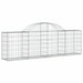 Coșuri gabion arcuite 11 buc, 200x30x60/80 cm, fier galvanizat - WALTI WALTI