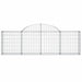 Coșuri gabion arcuite 13 buc, 200x30x60/80 cm, fier galvanizat - WALTI WALTI
