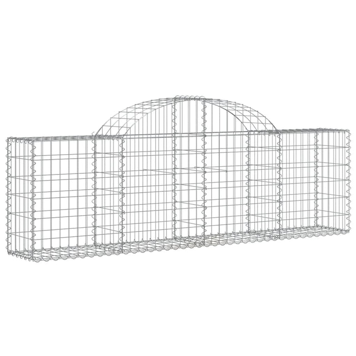 Coșuri gabion arcuite 14 buc, 200x30x60/80 cm, fier galvanizat - WALTI WALTI