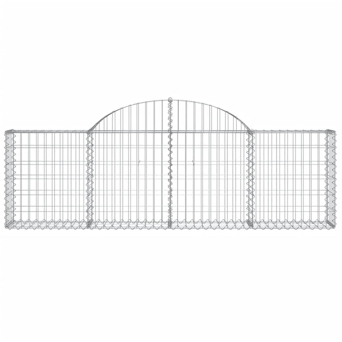 Coșuri gabion arcuite 15 buc, 200x30x60/80 cm, fier galvanizat - WALTI WALTI