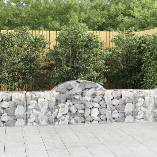 Coșuri gabion arcuite 15 buc, 200x30x60/80 cm, fier galvanizat - WALTI WALTI