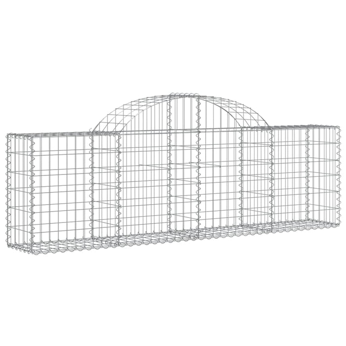 Coșuri gabion arcuite 25 buc, 200x30x60/80 cm, fier galvanizat - WALTI WALTI