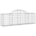 Coșuri gabion arcuite 25 buc, 200x30x60/80 cm, fier galvanizat - WALTI WALTI