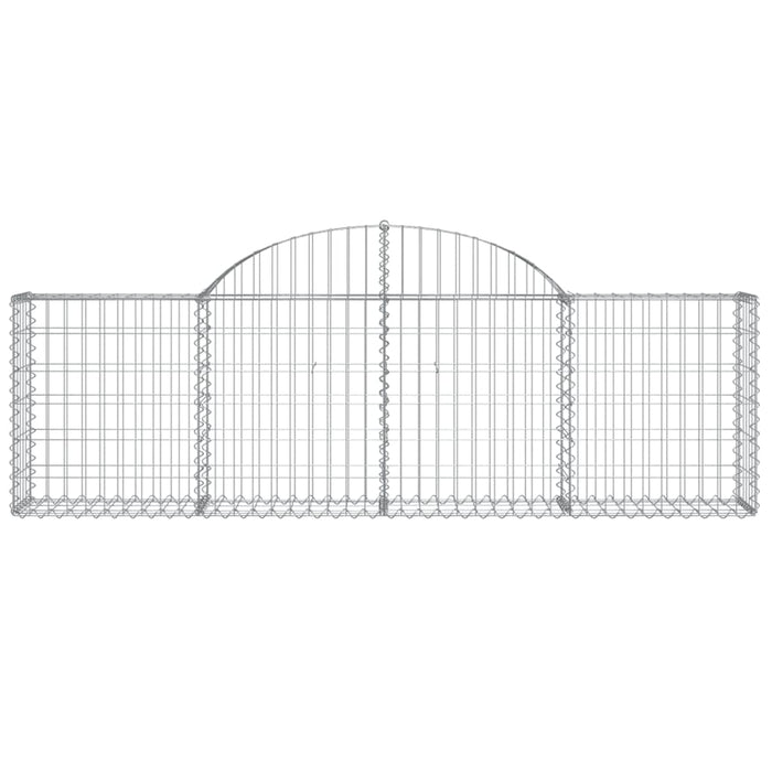 Coșuri gabion arcuite 25 buc, 200x30x60/80 cm, fier galvanizat - WALTI WALTI