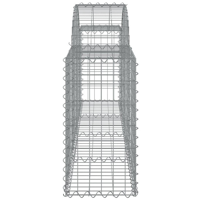 Coșuri gabion arcuite 25 buc, 200x30x60/80 cm, fier galvanizat - WALTI WALTI