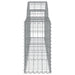 Coșuri gabion arcuite 25 buc, 200x30x60/80 cm, fier galvanizat - WALTI WALTI