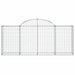 Coșuri gabion arcuite 5 buc, 200x30x80/100cm, fier galvanizat - WALTI WALTI