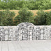 Coșuri gabion arcuite 5 buc, 200x30x80/100cm, fier galvanizat - WALTI WALTI