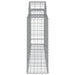 Coșuri gabion arcuite 6 buc, 200x30x80/100cm, fier galvanizat - WALTI WALTI