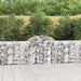 Coșuri gabion arcuite 6 buc, 200x30x80/100cm, fier galvanizat - WALTI WALTI