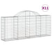 Coșuri gabion arcuite 11 buc, 200x30x80/100cm, fier galvanizat - WALTI WALTI