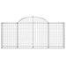 Coșuri gabion arcuite 13 buc, 200x30x80/100cm, fier galvanizat - WALTI WALTI