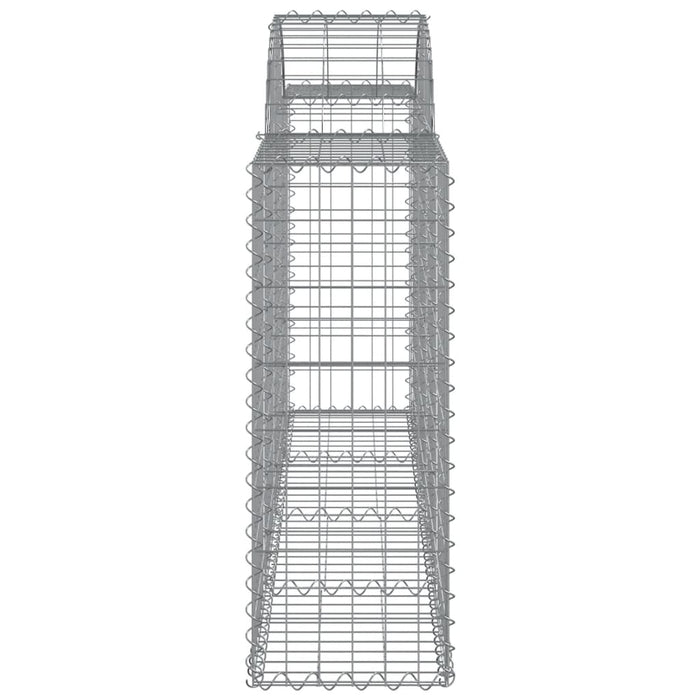 Coșuri gabion arcuite 13 buc, 200x30x80/100cm, fier galvanizat - WALTI WALTI