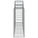 Coșuri gabion arcuite 13 buc, 200x30x80/100cm, fier galvanizat - WALTI WALTI