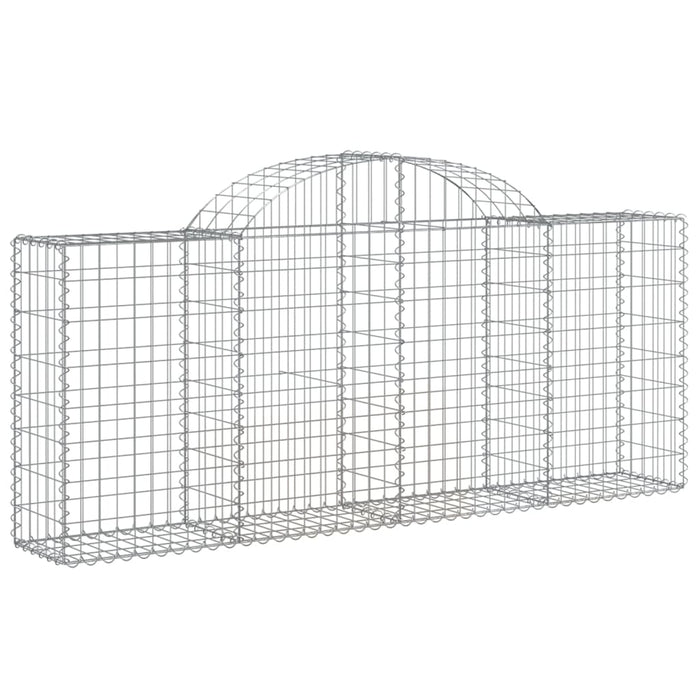 Coșuri gabion arcuite 15 buc, 200x30x80/100cm, fier galvanizat - WALTI WALTI
