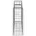 Coșuri gabion arcuite 15 buc, 200x30x80/100cm, fier galvanizat - WALTI WALTI