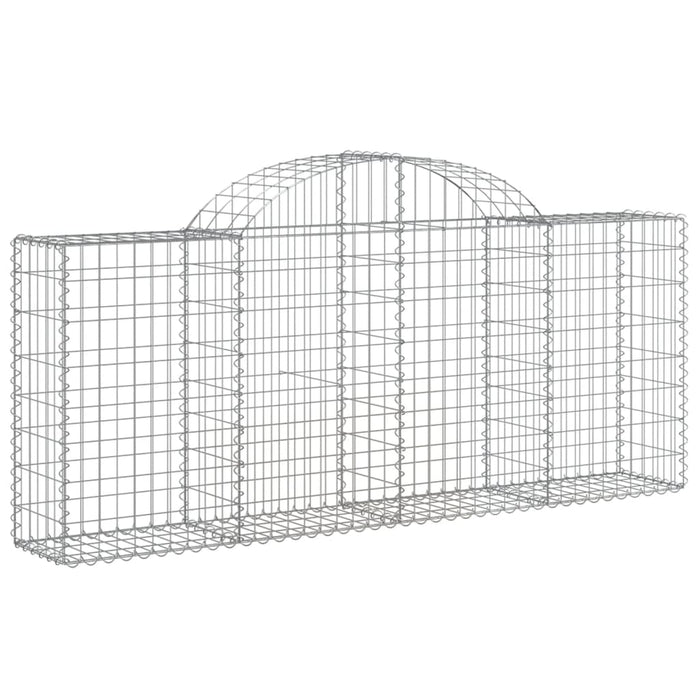 Coșuri gabion arcuite 25 buc, 200x30x80/100 cm, fier galvanizat - WALTI WALTI