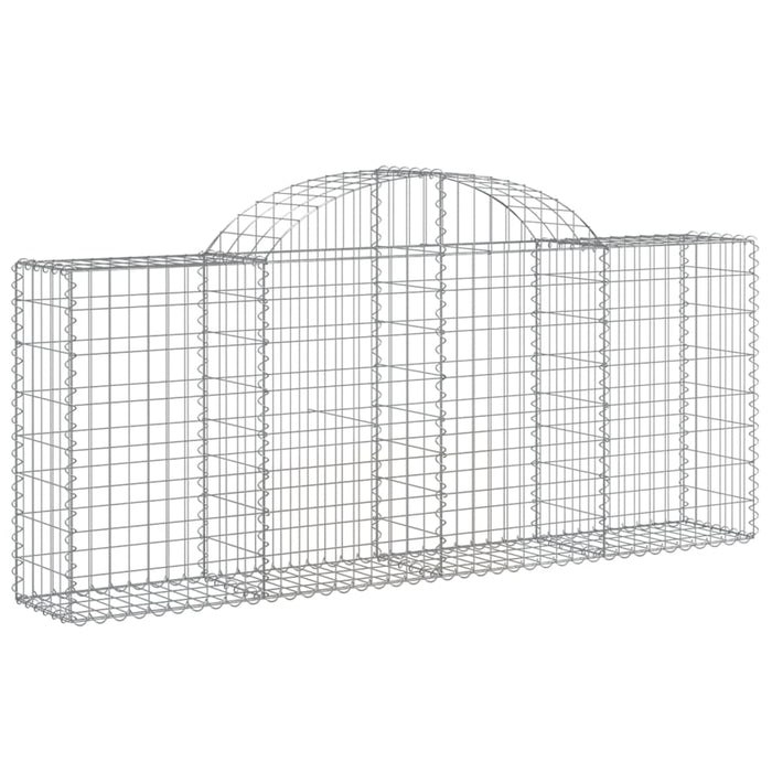 Coșuri gabion arcuite 40 buc, 200x30x80/100 cm, fier galvanizat - WALTI WALTI