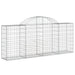 Coșuri gabion arcuite 40 buc, 200x30x80/100 cm, fier galvanizat - WALTI WALTI