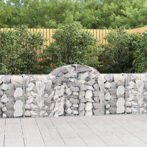 Coșuri gabion arcuite 40 buc, 200x30x80/100 cm, fier galvanizat - WALTI WALTI