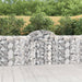 Coșuri gabion arcuite 5 buc, 200x30x100/120 cm fier galvanizat - WALTI WALTI