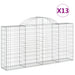 Coșuri gabion arcuite 13 buc, 200x30x100/120 cm fier galvanizat - WALTI WALTI
