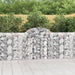 Coșuri gabion arcuite 14 buc, 200x30x100/120 cm fier galvanizat - WALTI WALTI