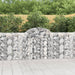 Coșuri gabion arcuite 20 buc, 200x30x100/120 cm fier galvanizat - WALTI WALTI