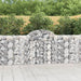 Coșuri gabion arcuite 30 buc, 200x30x100/120 cm fier galvanizat - WALTI WALTI