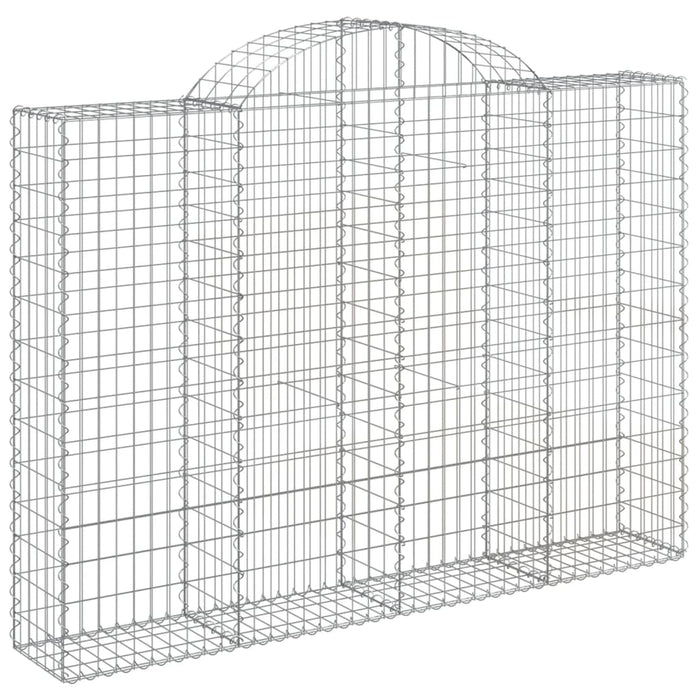 Coșuri gabion arcuite 10 buc, 200x30x140/160cm, fier galvanizat - WALTI WALTI