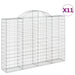 Coșuri gabion arcuite 11 buc, 200x30x140/160cm, fier galvanizat - WALTI WALTI