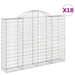 Coșuri gabion arcuite 18 buc, 200x30x140/160cm, fier galvanizat - WALTI WALTI