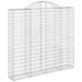 Coșuri gabion arcuite 4 buc, 200x30x180/200cm, fier galvanizat - WALTI WALTI