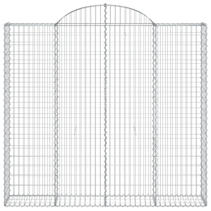 Coșuri gabion arcuite 5 buc, 200x30x180/200cm, fier galvanizat WALTI